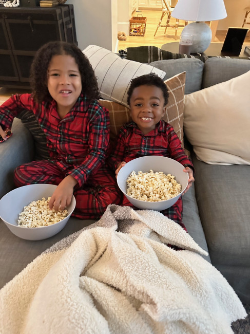 We looove a family movie night!