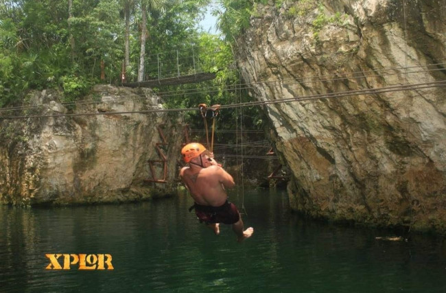 Ziplining in Mexico